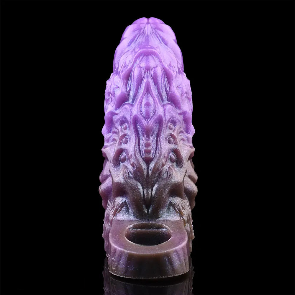 5.98in Dragon Beast Creature Fantasy Hollow Dildo Sleeve For Cock Enlarge