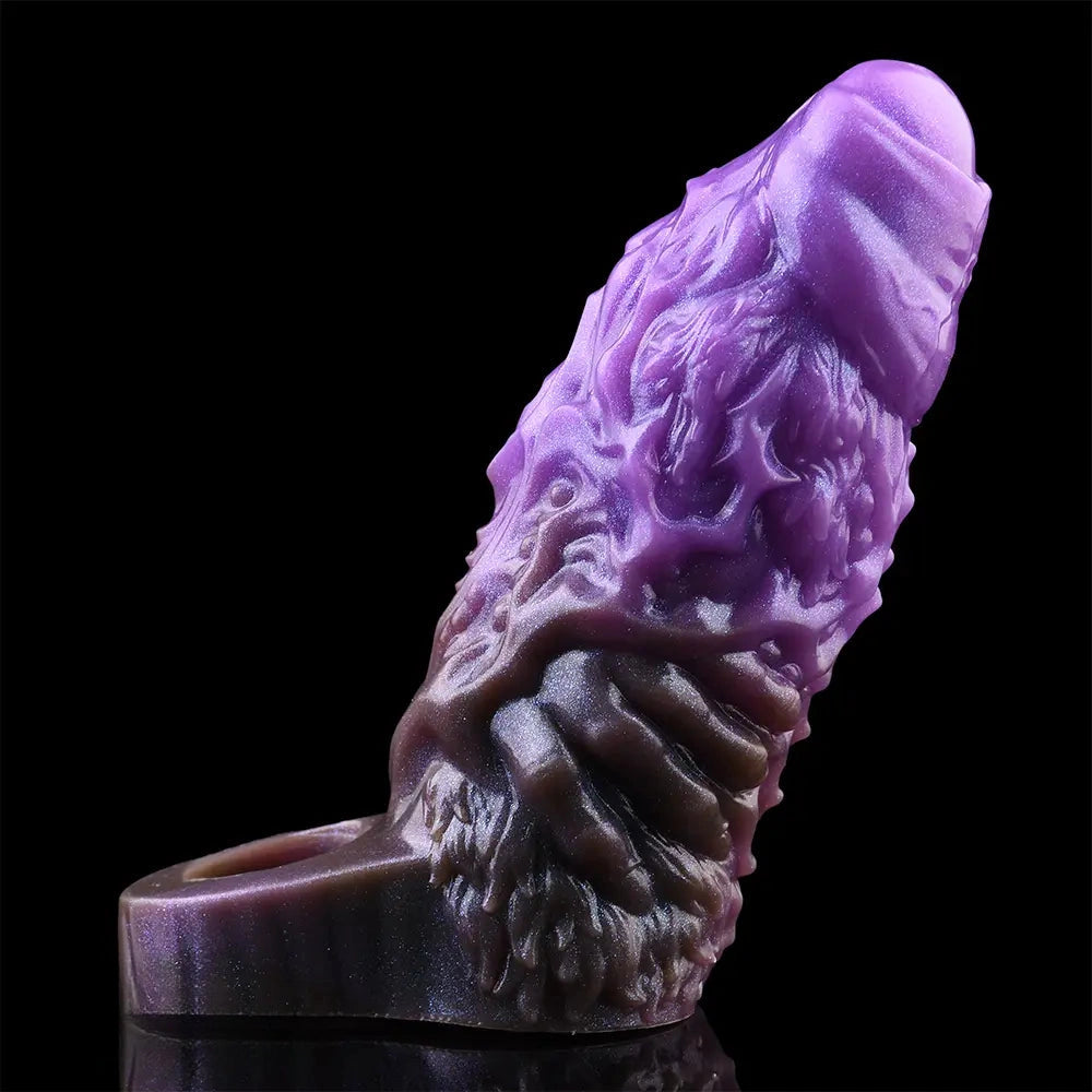 5.98in Dragon Beast Creature Fantasy Hollow Dildo Sleeve For Cock Enlarge