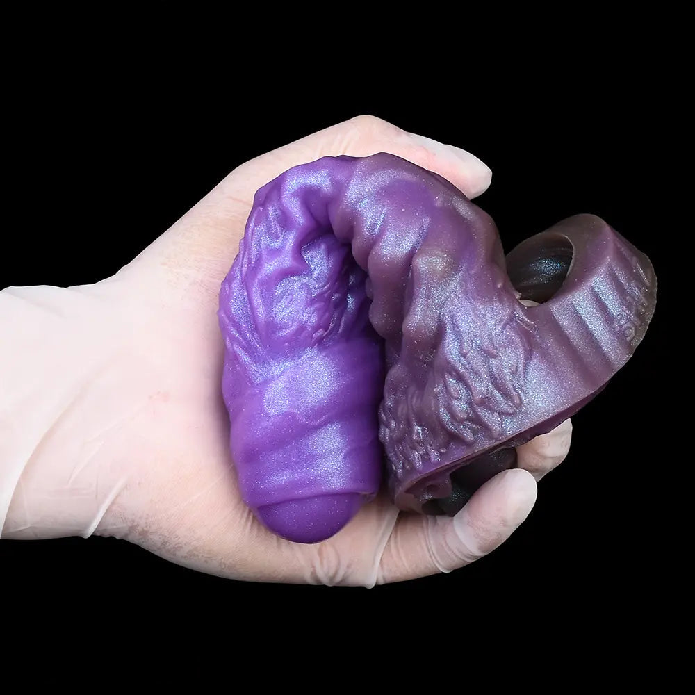 5.98in Dragon Beast Creature Fantasy Hollow Dildo Sleeve For Cock Enlarge