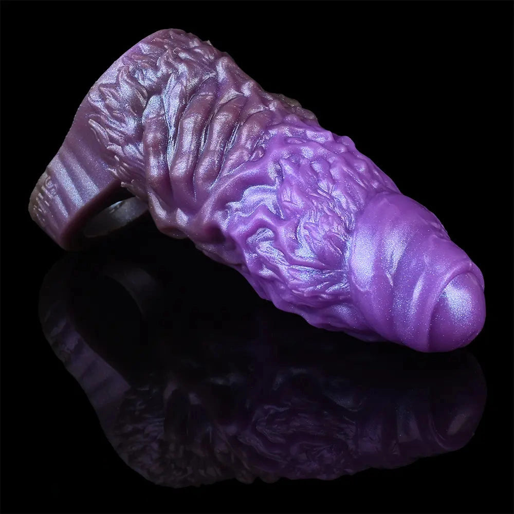 5.98in Dragon Beast Creature Fantasy Hollow Dildo Sleeve For Cock Enlarge