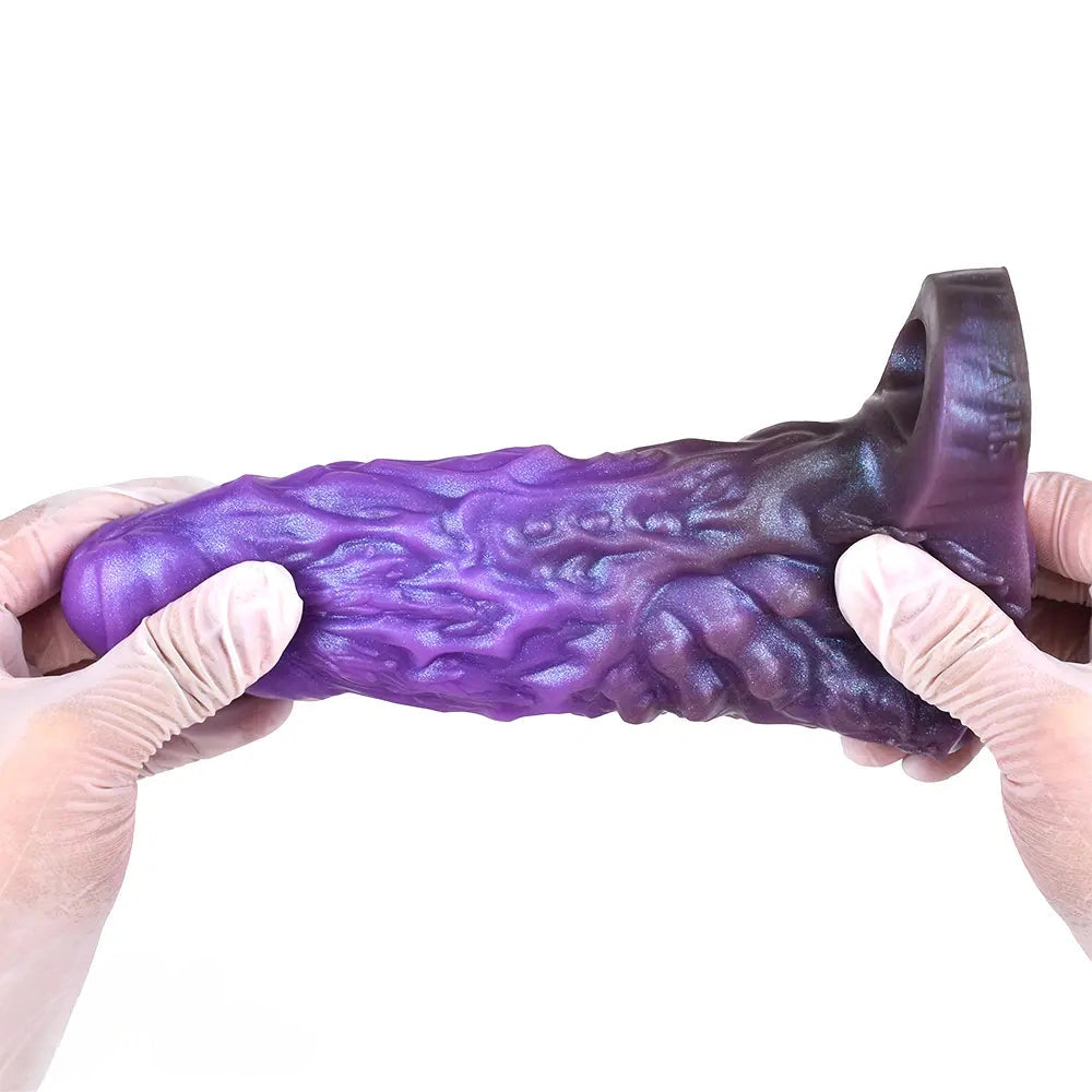 5.98in Dragon Beast Creature Fantasy Hollow Dildo Sleeve For Cock Enlarge