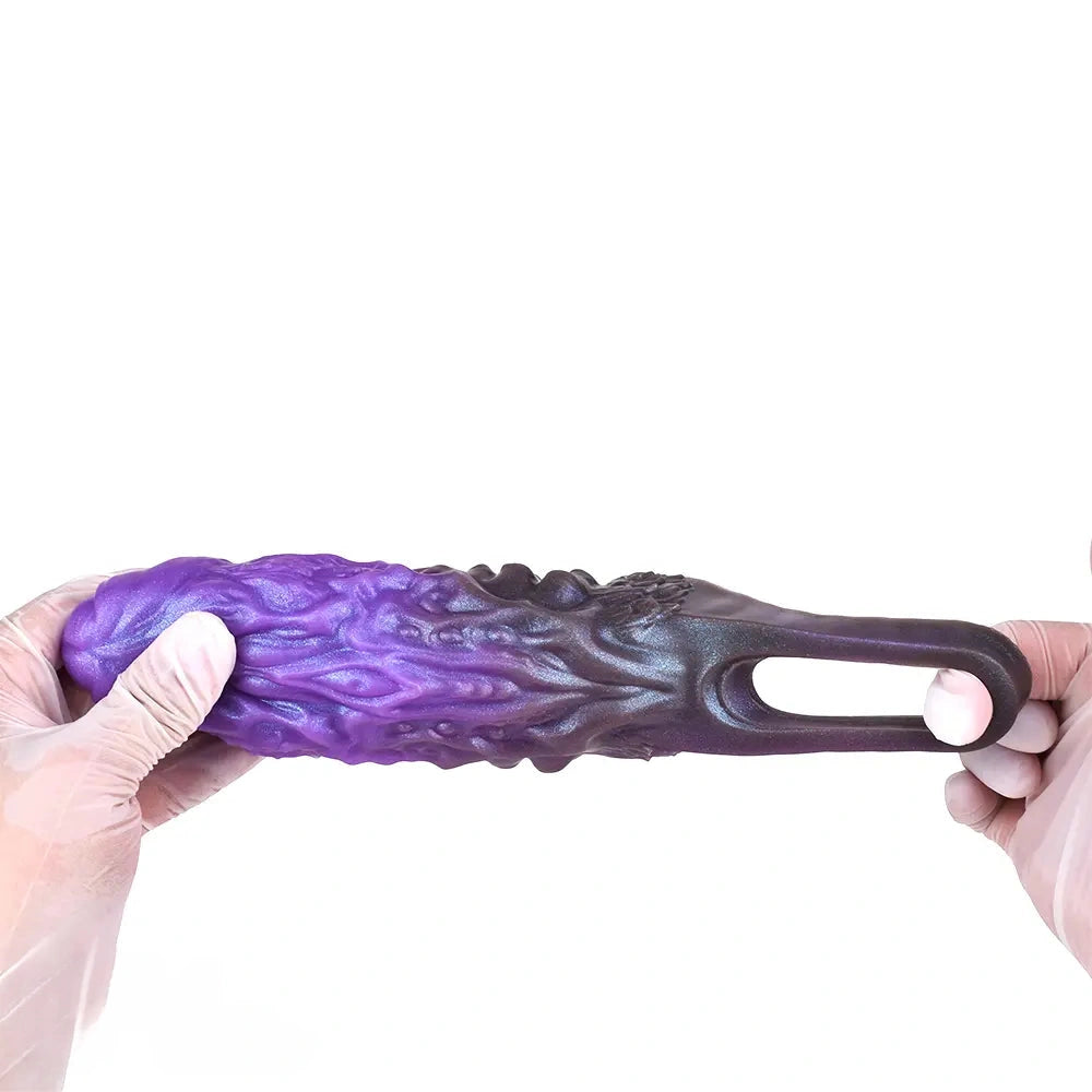 5.98in Dragon Beast Creature Fantasy Hollow Dildo Sleeve For Cock Enlarge