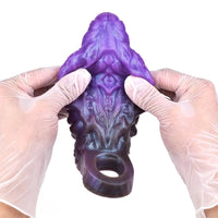5.98in Dragon Beast Creature Fantasy Hollow Dildo Sleeve For Cock Enlarge