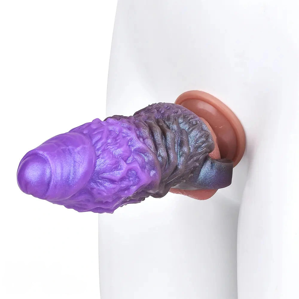 5.98in Dragon Beast Creature Fantasy Hollow Dildo Sleeve For Cock Enlarge