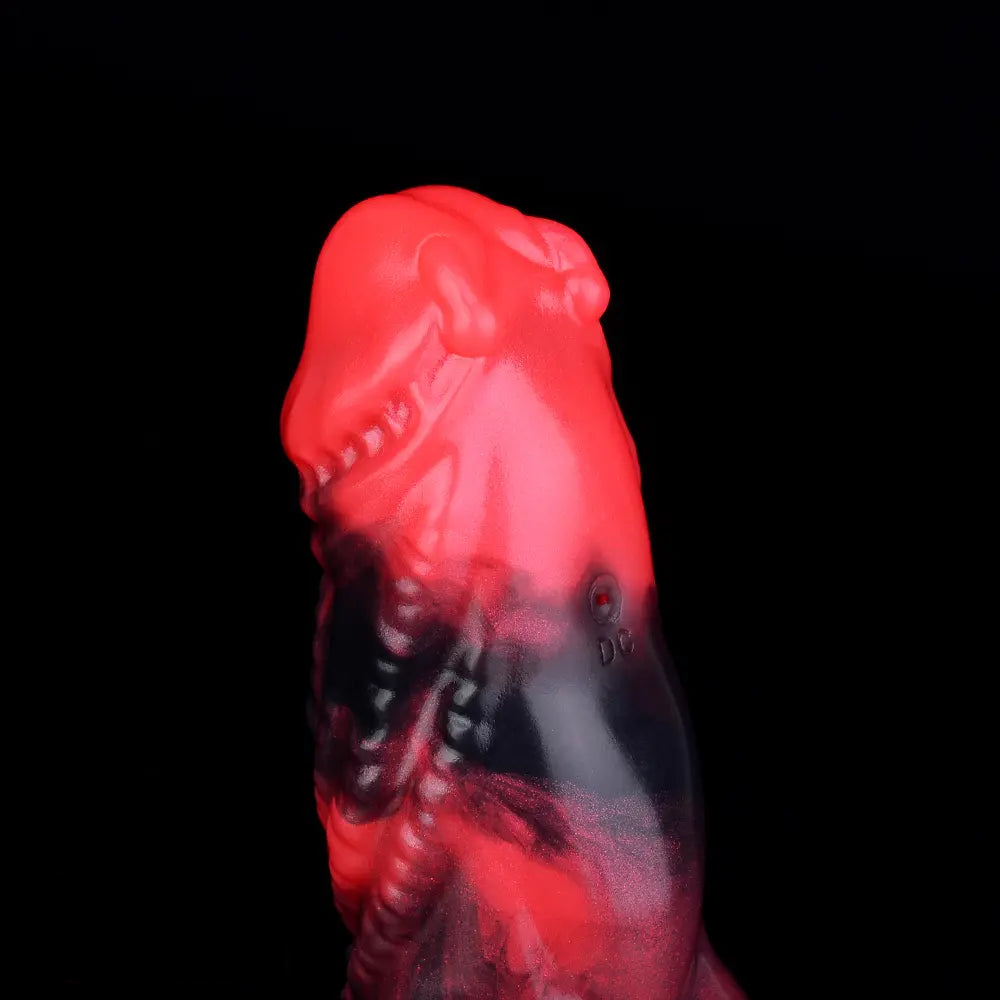 5.98in Silicone Dog Cock Hollow Sleeve Knot Dildo With Cock Ring For Vagina