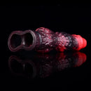 5.98in Silicone Dog Cock Hollow Sleeve Knot Dildo With Cock Ring For Vagina