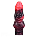 5.98in Silicone Dog Cock Hollow Sleeve Knot Dildo With Cock Ring For Vagina