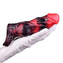 5.98in Silicone Dog Cock Hollow Sleeve Knot Dildo With Cock Ring For Vagina