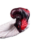 5.98in Silicone Dog Cock Hollow Sleeve Knot Dildo With Cock Ring For Vagina