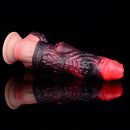 5.98in Silicone Dog Cock Hollow Sleeve Knot Dildo With Cock Ring For Vagina