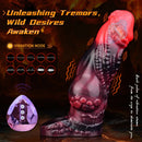 5.98in Silicone Dog Cock Hollow Sleeve Knot Dildo With Cock Ring For Vagina