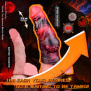 5.98in Silicone Dog Cock Hollow Sleeve Knot Dildo With Cock Ring For Vagina