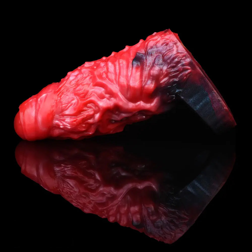 5.98in Uncut Soft Hollow Dildo Built-in keel Vibration Remote Cock Sleeve