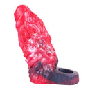 5.98in Uncut Soft Hollow Dildo Built-in keel Vibration Remote Cock Sleeve