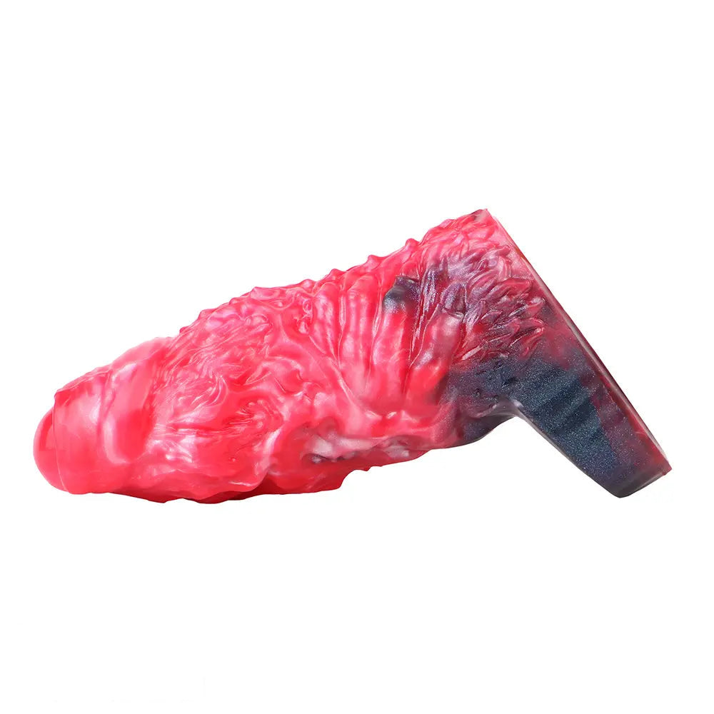 5.98in Uncut Soft Hollow Dildo Built-in keel Vibration Remote Cock Sleeve