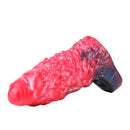 5.98in Uncut Soft Hollow Dildo Built-in keel Vibration Remote Cock Sleeve