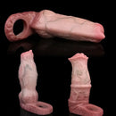 5.9in 6.1in Soft Durable Silicone Penis Thickening Lengthening Dildo Sleeve