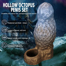 5.9in 6.29in 6.69in Hollow Octopus Dildo Sleeve Hands-free For Anal Love