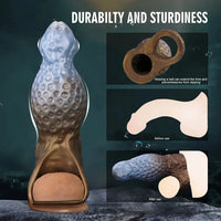 5.9in 6.29in 6.69in Hollow Octopus Dildo Sleeve Hands-free For Anal Love