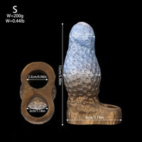 5.9in 6.29in 6.69in Hollow Octopus Dildo Sleeve Hands-free For Anal Love