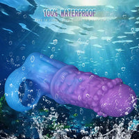 5.9in 6.29in 6.69in Hollow Spiked Horse Dildo Sleeve For Prostate Stimulation
