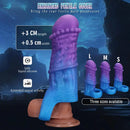 5.9in 6.29in 6.69in Hollow Spiked Horse Dildo Sleeve For Prostate Stimulation