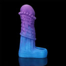 5.9in 6.29in 6.69in Hollow Spiked Horse Dildo Sleeve For Prostate Stimulation