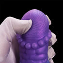 5.9in 6.29in 6.69in Hollow Spiked Horse Dildo Sleeve For Prostate Stimulation