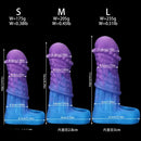 5.9in 6.29in 6.69in Hollow Spiked Horse Dildo Sleeve For Prostate Stimulation