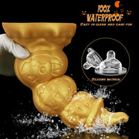 5.9in 6.69in 7.48in 8.26in 9.05in 9.84in Halloween Pumpkin Anal Plug Dildo