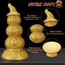 5.9in 6.69in 7.48in 8.26in 9.05in 9.84in Halloween Pumpkin Anal Plug Dildo