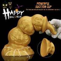 5.9in 6.69in 7.48in 8.26in 9.05in 9.84in Halloween Pumpkin Anal Plug Dildo