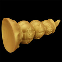 5.9in 6.69in 7.48in 8.26in 9.05in 9.84in Halloween Pumpkin Anal Plug Dildo