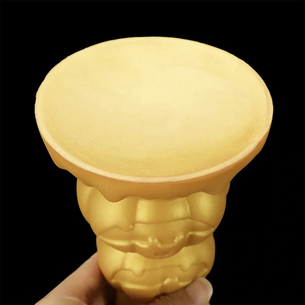 5.9in 6.69in 7.48in 8.26in 9.05in 9.84in Halloween Pumpkin Anal Plug Dildo