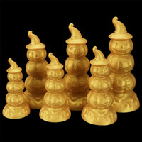5.9in 6.69in 7.48in 8.26in 9.05in 9.84in Halloween Pumpkin Anal Plug Dildo