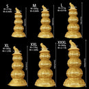 5.9in 6.69in 7.48in 8.26in 9.05in 9.84in Halloween Pumpkin Anal Plug Dildo