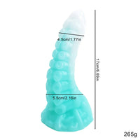 5.9in 6.69in 8.66in Big Animal Tentacle Silicone Soft Dildo For Women
