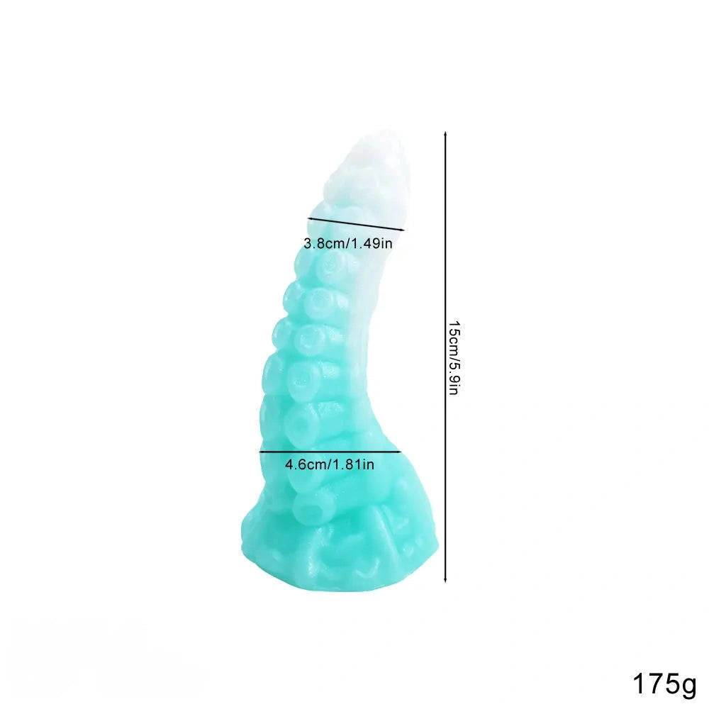 5.9in 6.69in 8.66in Big Animal Tentacle Silicone Soft Dildo For Women