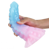 5.9in 6.69in 8.66in Big Animal Tentacle Silicone Soft Dildo For Women