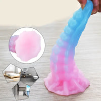 5.9in 6.69in 8.66in Big Animal Tentacle Silicone Soft Dildo For Women