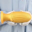 5.9in 6.7in 8.07in Liquid Silicone Thread Granules Soft Corn Gold Dildo