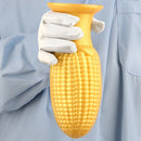 5.9in 6.7in 8.07in Liquid Silicone Thread Granules Soft Corn Gold Dildo