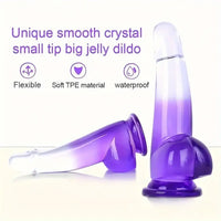 5.9in 6.88in 8.26in 9.84in Real Dildo Penis Anal Expander For Anus