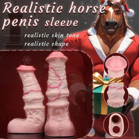 5.9in 7.04in Horse Cock Silicone Lifelike Dildo Sleeve Perfect Gift For Him