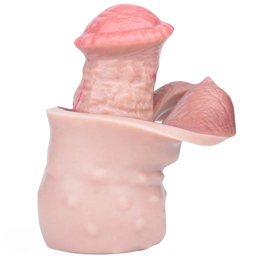 5.9in 7.04in Horse Cock Silicone Lifelike Dildo Sleeve Perfect Gift For Him