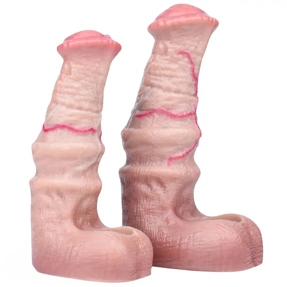 5.9in 7.04in Horse Cock Silicone Lifelike Dildo Sleeve Perfect Gift For Him