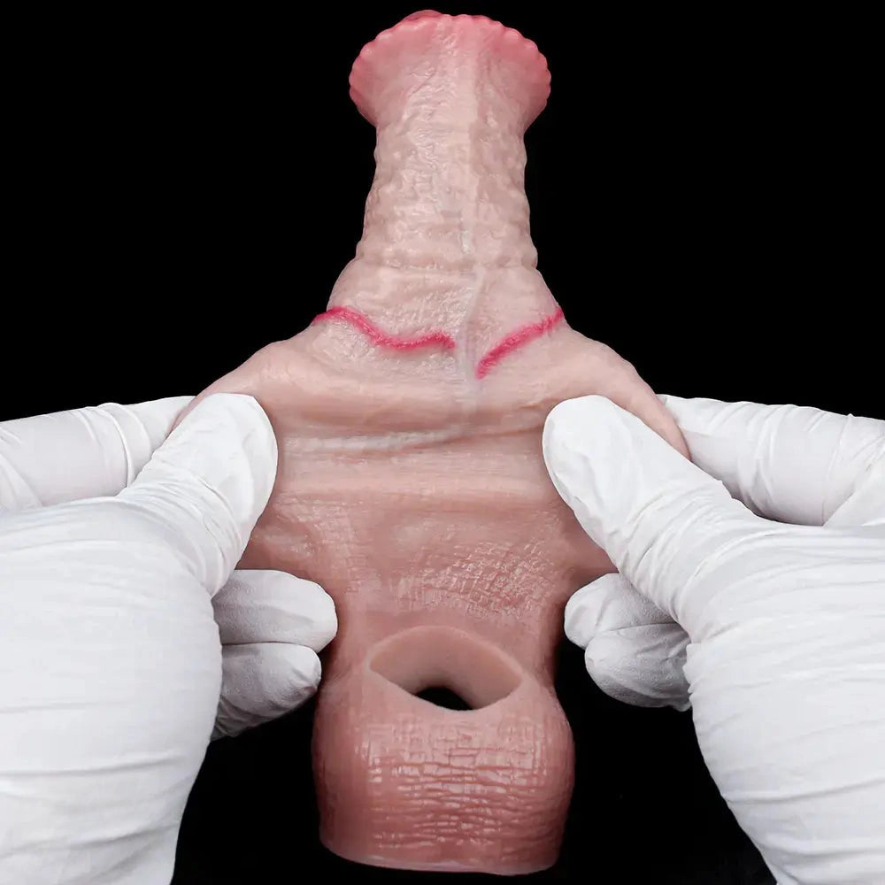 5.9in 7.04in Horse Cock Silicone Lifelike Dildo Sleeve Perfect Gift For Him