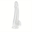 5.9in 7.08in 8.07in 9.64in 10.82in Crystal Clear Dildo For Women