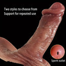 5.9in 7.08in Wearable Realistic Hollow Penis Sleeve Dildo For G Spot