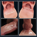 5.9in 7.08in Wearable Realistic Hollow Penis Sleeve Dildo For G Spot